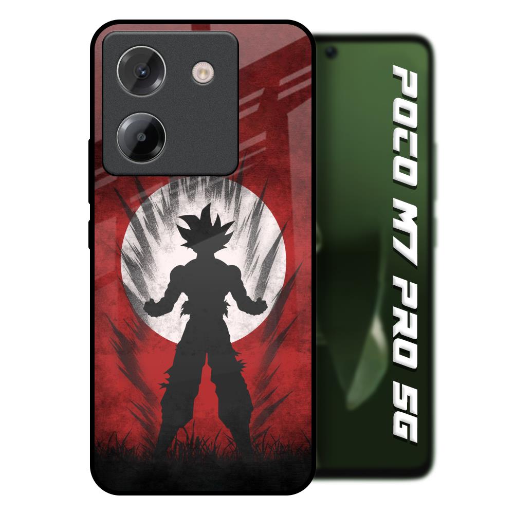 Japanese Animated Poco M7 Pro 5G Glass Back Cover Online