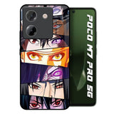 Anime Eyes Poco M7 Pro 5G Glass Back Cover Online