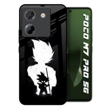 Monochrome Goku Poco M7 Pro 5G Glass Back Cover Online