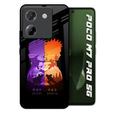 Minimalist Anime Poco M7 Pro 5G Glass Back Cover Online