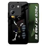 Luffy Line Art Poco M7 Pro 5G Glass Back Cover Online