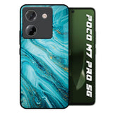 Ocean Marble Poco M7 Pro 5G Glass Back Cover Online