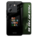 Go Your Own Way Poco M7 Pro 5G Glass Back Cover Online