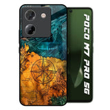 Architecture Map Poco M7 Pro 5G Glass Back Cover Online