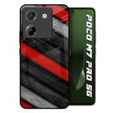 Soft Wooden Texture Poco M7 Pro 5G Glass Back Cover Online