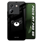 Cute Bear Poco M7 Pro 5G Glass Back Cover Online
