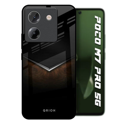 Dark Walnut Poco M7 Pro 5G Glass Back Cover Online