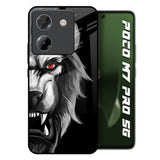 Wild Lion Poco M7 Pro 5G Glass Back Cover Online