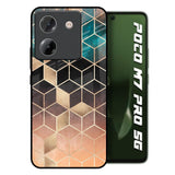Bronze Texture Poco M7 Pro 5G Glass Back Cover Online