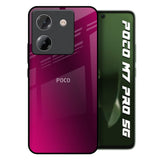 Pink Burst Poco M7 Pro 5G Glass Back Cover Online