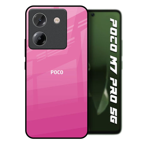 Pink Ribbon Caddy Poco M7 Pro 5G Glass Back Cover Online