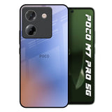 Blue Aura Poco M7 Pro 5G Glass Back Cover Online