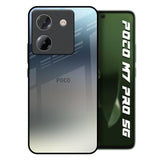 Tricolor Ombre Poco M7 Pro 5G Glass Back Cover Online