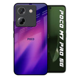 Pink Thunder Poco M7 Pro 5G Glass Back Cover Online