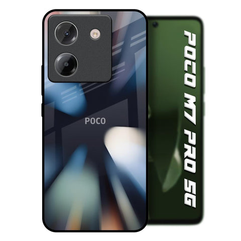 Colorful Illusion Poco M7 Pro 5G Glass Back Cover Online