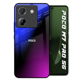 Viola Gradient Poco M7 Pro 5G Glass Back Cover Online