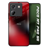 Red Garnet Poco M7 Pro 5G Glass Back Cover Online