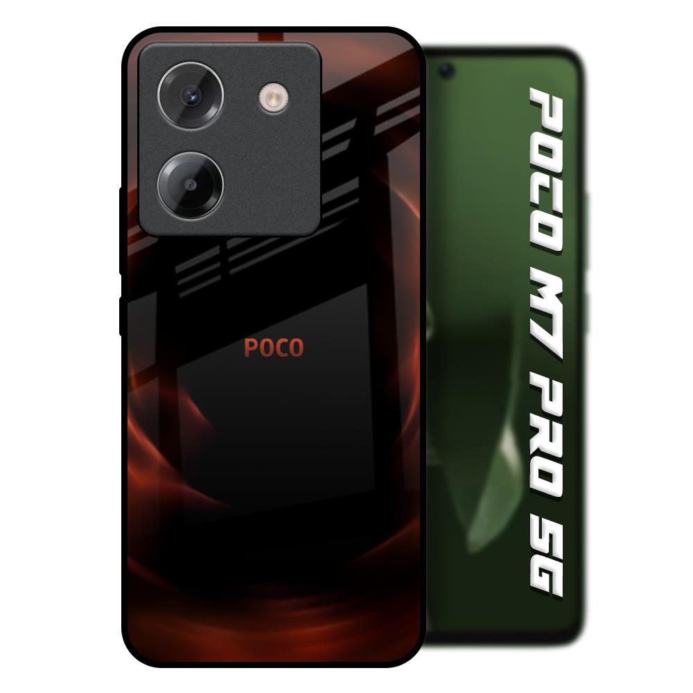 Evil Fire Poco M7 Pro 5G Glass Back Cover Online