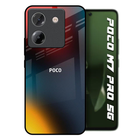 Prismatic Poco M7 Pro 5G Glass Back Cover Online