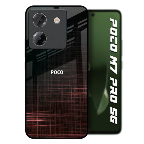 Wooden Mat Poco M7 Pro 5G Glass Back Cover Online