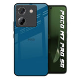 Cobalt Blue Poco M7 Pro 5G Glass Back Cover Online