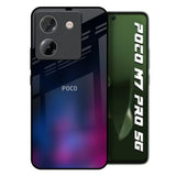 Pink Smudge Poco M7 Pro 5G Glass Back Cover Online