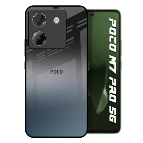 Dramatic Grey Poco M7 Pro 5G Glass Back Cover Online