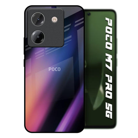 Color Fluid Poco M7 Pro 5G Glass Back Cover Online