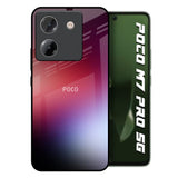 Gaussian Red Poco M7 Pro 5G Glass Back Cover Online