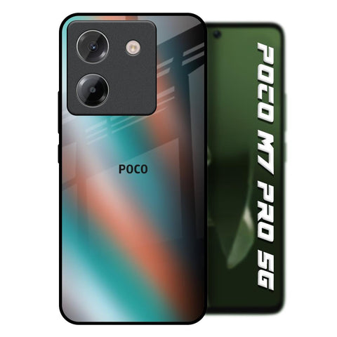 Melted Emerald Poco M7 Pro 5G Glass Back Cover Online