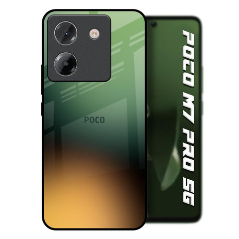 Blurry Forest Poco M7 Pro 5G Glass Back Cover Online