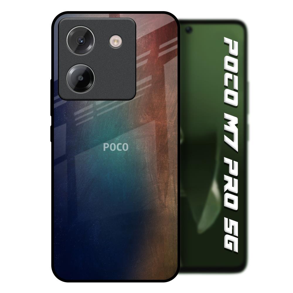 Rusty Gradient Poco M7 Pro 5G Glass Back Cover Online