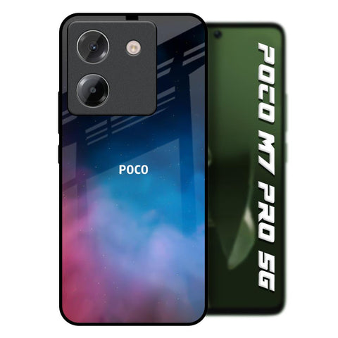 Cloudy Galaxy Poco M7 Pro 5G Glass Back Cover Online