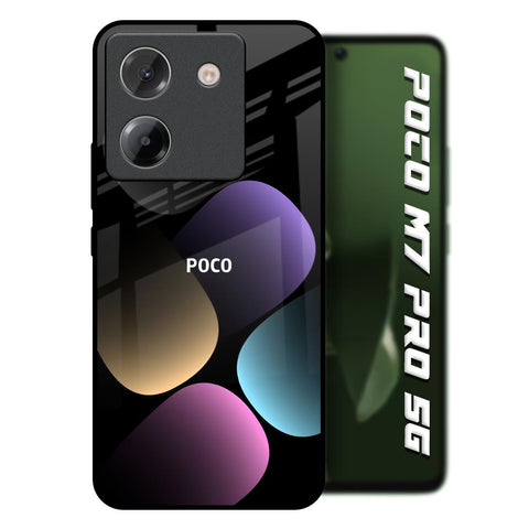 Color Icon Poco M7 Pro 5G Glass Back Cover Online