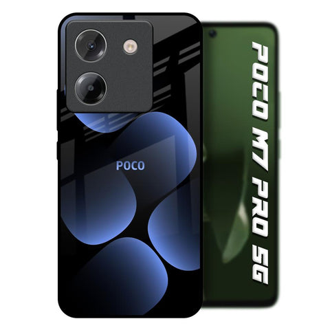 Five Blue Spots Poco M7 Pro 5G Glass Back Cover Online