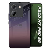 Grey Ombre Poco M7 Pro 5G Glass Back Cover Online