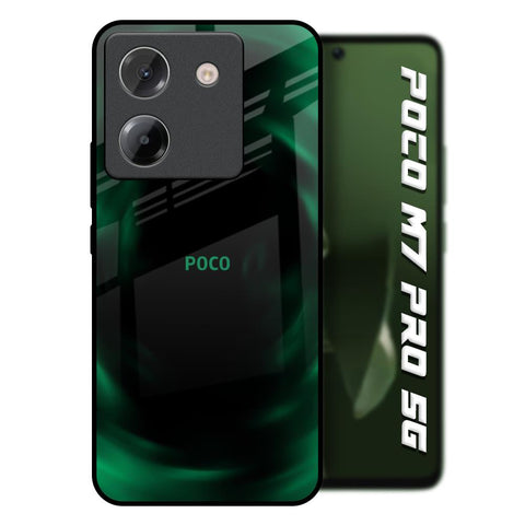 Green Well Poco M7 Pro 5G Glass Back Cover Online
