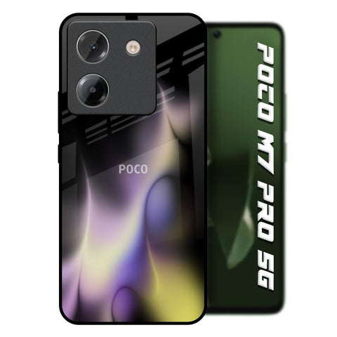 Flames Flow Poco M7 Pro 5G Glass Back Cover Online