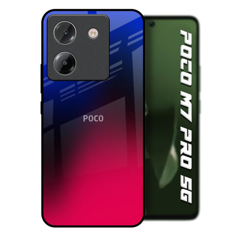 Mesmerizing Gradient Poco M7 Pro 5G Glass Back Cover Online