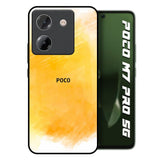 Rustic Orange Poco M7 Pro 5G Glass Back Cover Online