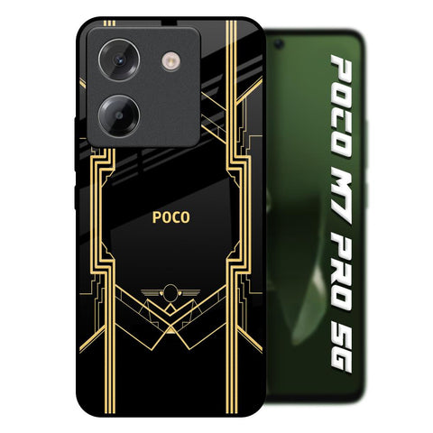 Sacred Logo Poco M7 Pro 5G Glass Back Cover Online