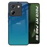 Celestial Blue Poco M7 Pro 5G Glass Back Cover Online