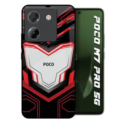 Quantum Suit Poco M7 Pro 5G Glass Back Cover Online