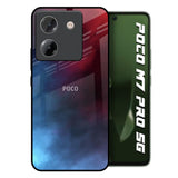 Smokey Watercolor Poco M7 Pro 5G Glass Back Cover Online