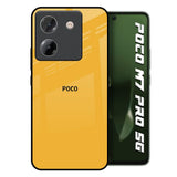 Fluorescent Yellow Poco M7 Pro 5G Glass Back Cover Online