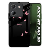 Fly Butterfly Poco M7 Pro 5G Glass Back Cover Online