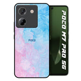 Mixed Watercolor Poco M7 Pro 5G Glass Back Cover Online