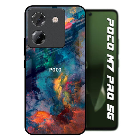 Colored Storm Poco M7 Pro 5G Glass Back Cover Online