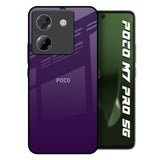 Dark Purple Poco M7 Pro 5G Glass Back Cover Online