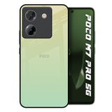 Mint Green Gradient Poco M7 Pro 5G Glass Back Cover Online